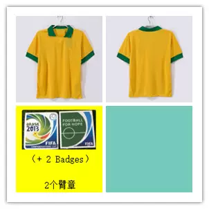 Brazil 2013 Home Retro Jersey