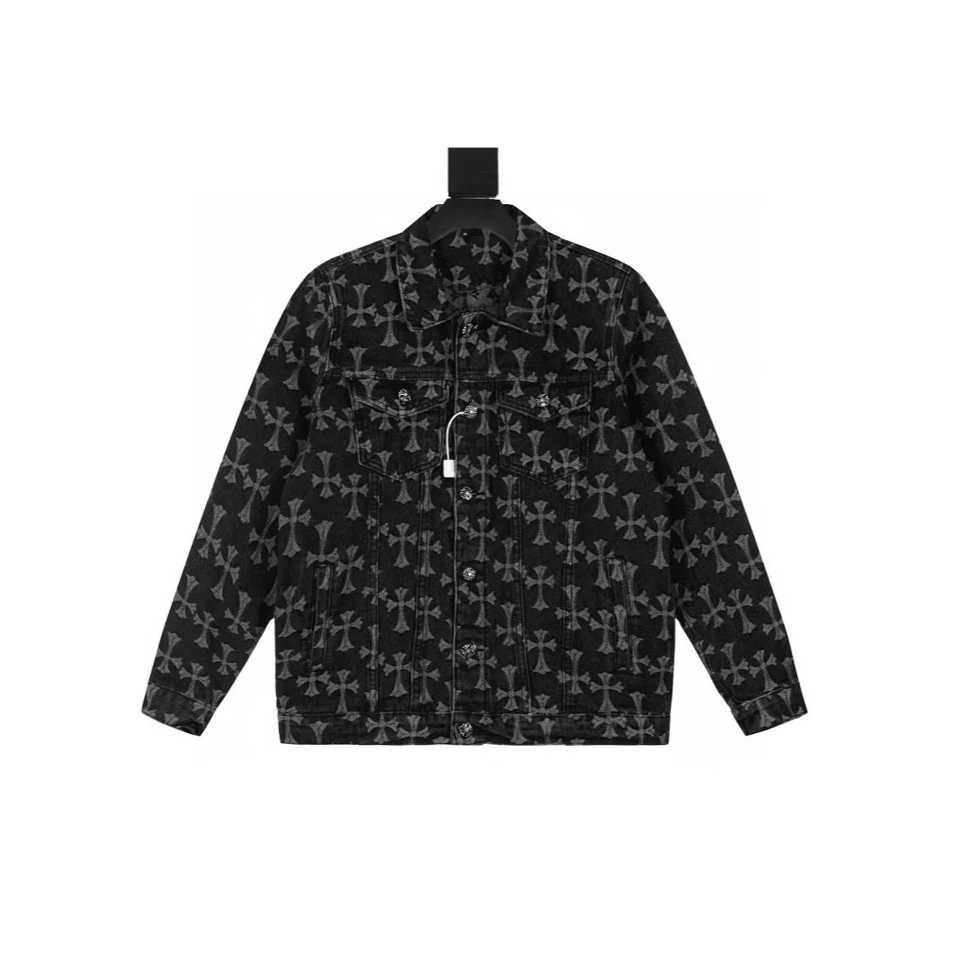 Chrome Hearts Denim Jacket and Jeans Set