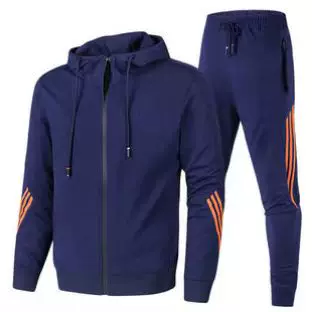 Double-Knit Hoodie and Pant Suits Double-Sided Knit Sweatshirt and Sweatpants Set a