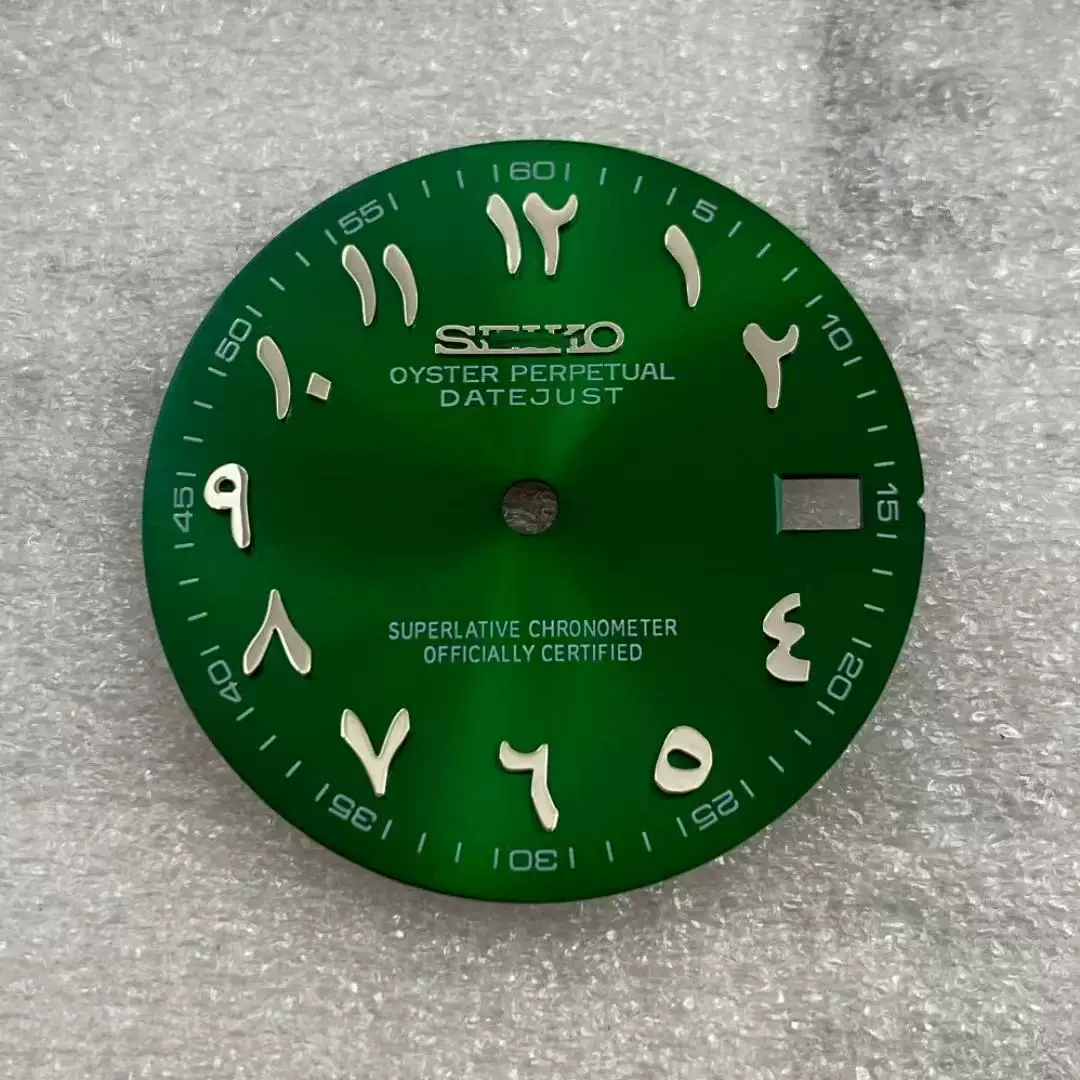 28.5mm Sun Pattern Middle Eastern Arabic Numeral Dial Modification Accessories Lettering Suitable for Nh35/36 Movement