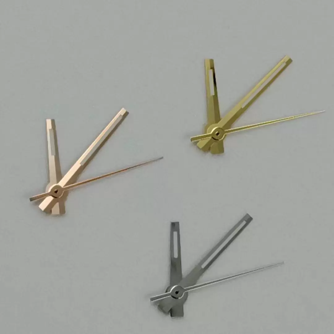 Watch Modification Parts, Watch Hands, Green Luminous Hands, Silver, Gold, Rose Gold, Suitable for Nh35/36 Movement