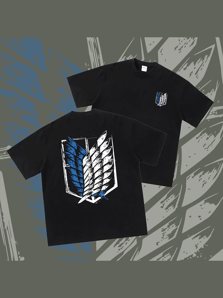 IPMD Black Attack on Titan Wings of Freedom T-Shirt