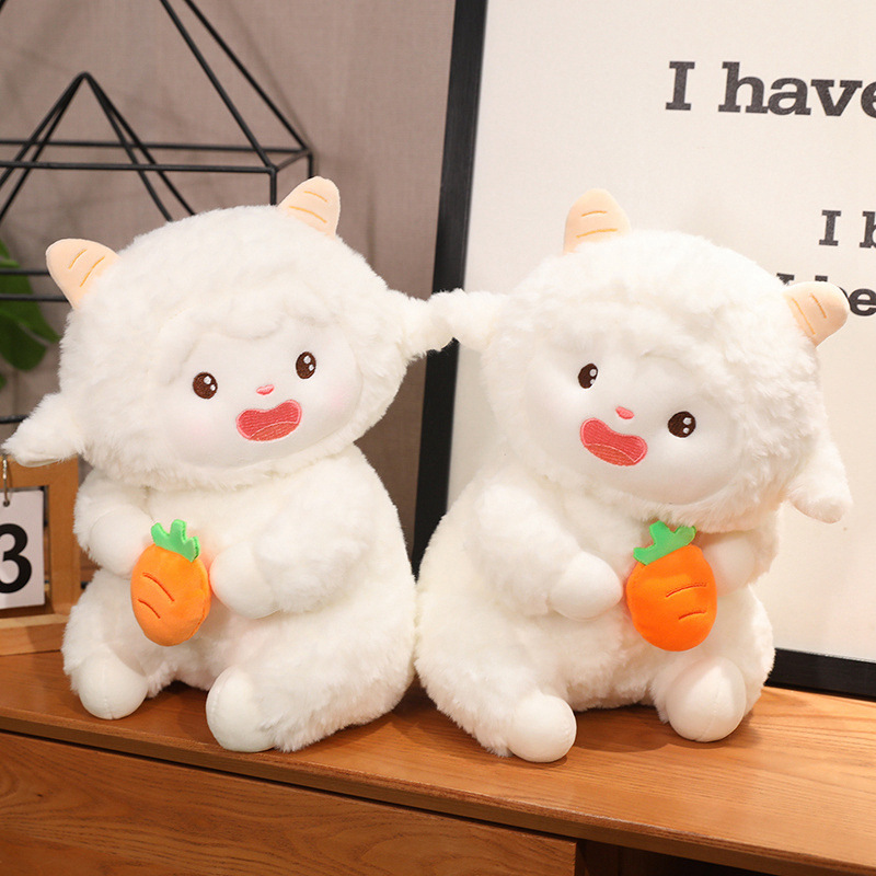 Shaking lamb doll soothing rag doll children doll girl holding sleeping special plush toy