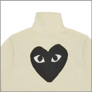 Comme des Garcons Play Track Jacket Black