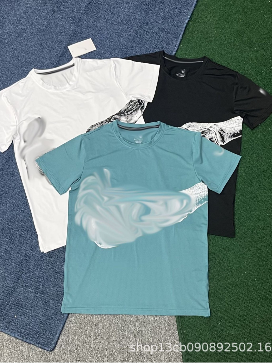 Summer Ice Silk Quick-Drying Sports Short-Sleeved Men's Fitness Training Running Outdoor Breathable Moisture-Wicking T-Shirt Guangxi