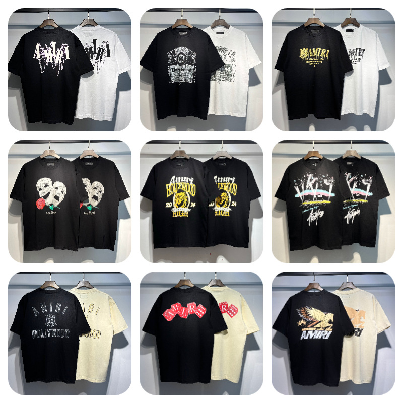 Amiri Black Printed T-Shirt