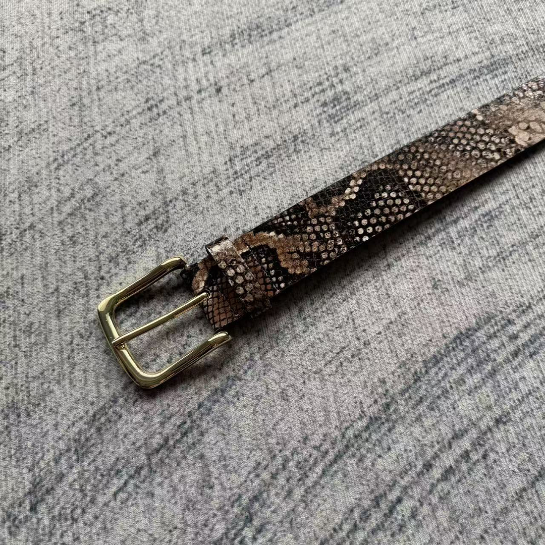 Fm Snakeskin Belt