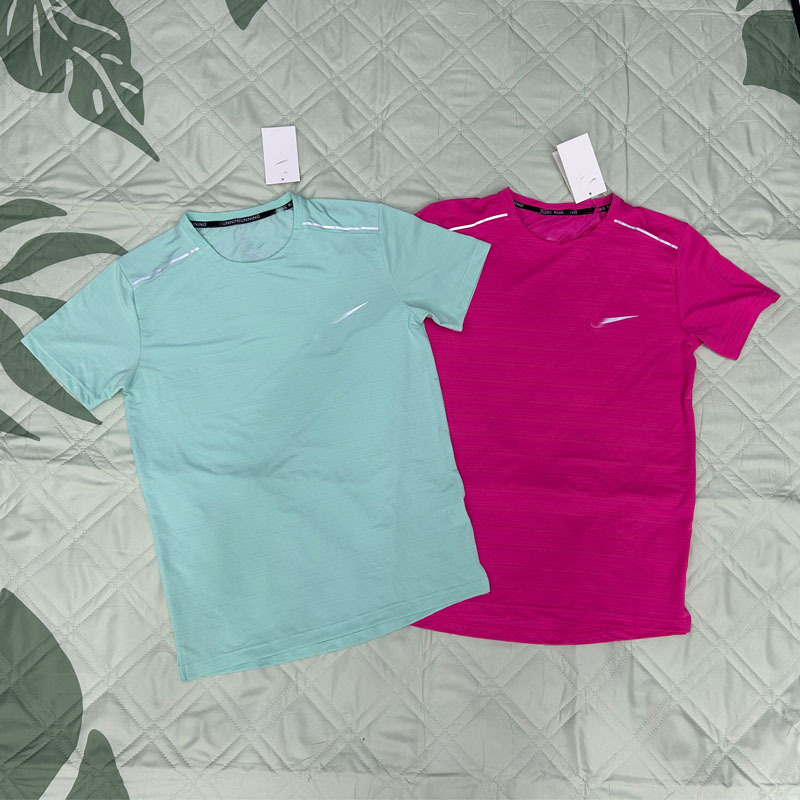 Foreign Trade Wholesale Sports Student Training Quick-Drying Short-Sleeved Track and Field Loose Running Sportswear Short-Sleeved Sports Casual Men's t