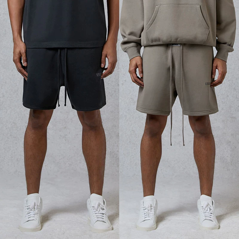 Essentials Fear of God White Cotton Shorts