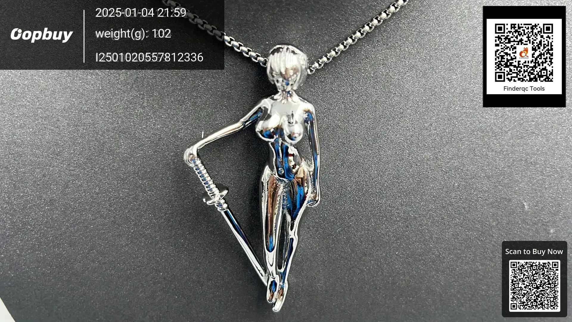 Nier Mechanical Era 2B Real Edition sexy Mechanical Ji Gao Fine Handmade Necklace Gold Plated Pendant Gift
