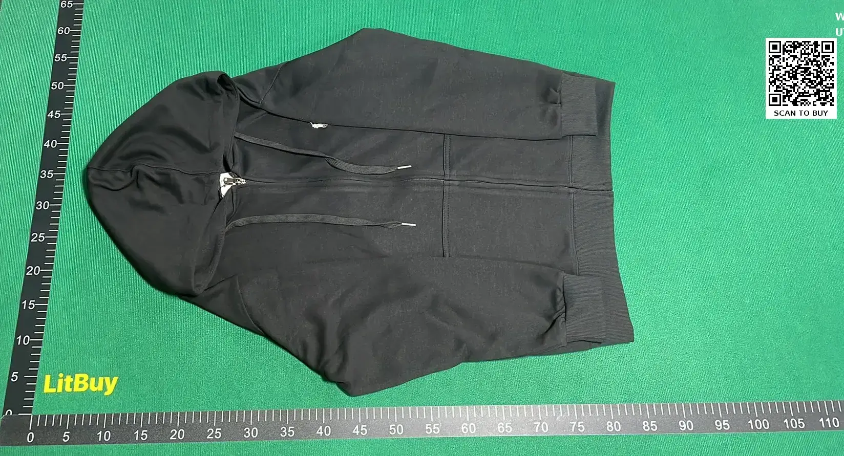 Black Zip Up Hoodie