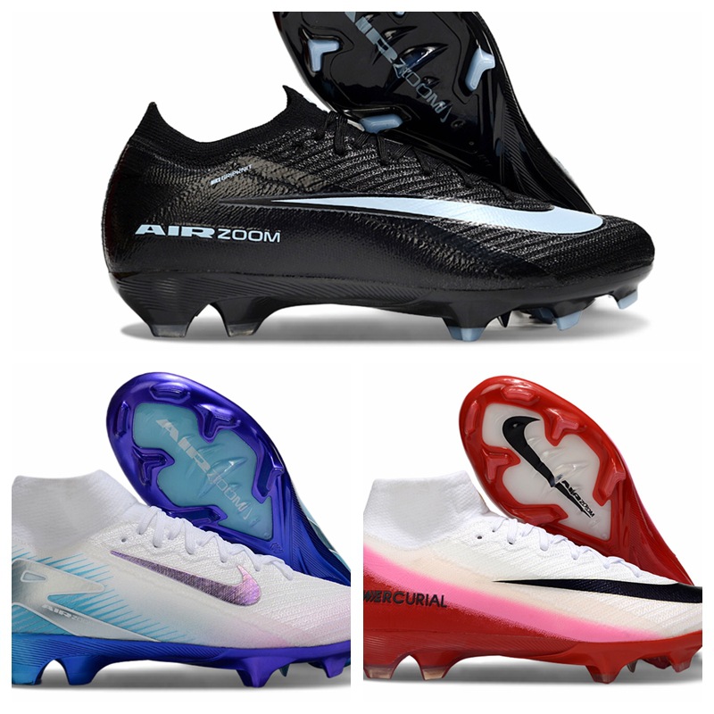 Cross-Border Foreign Trade Specializes in Providing Youth Professional Training High-Top and Low-Top Soccer Cleats with Short Studs, Anti-Slip, and Large Sizes foto QC de 1688 en Qualit.ly