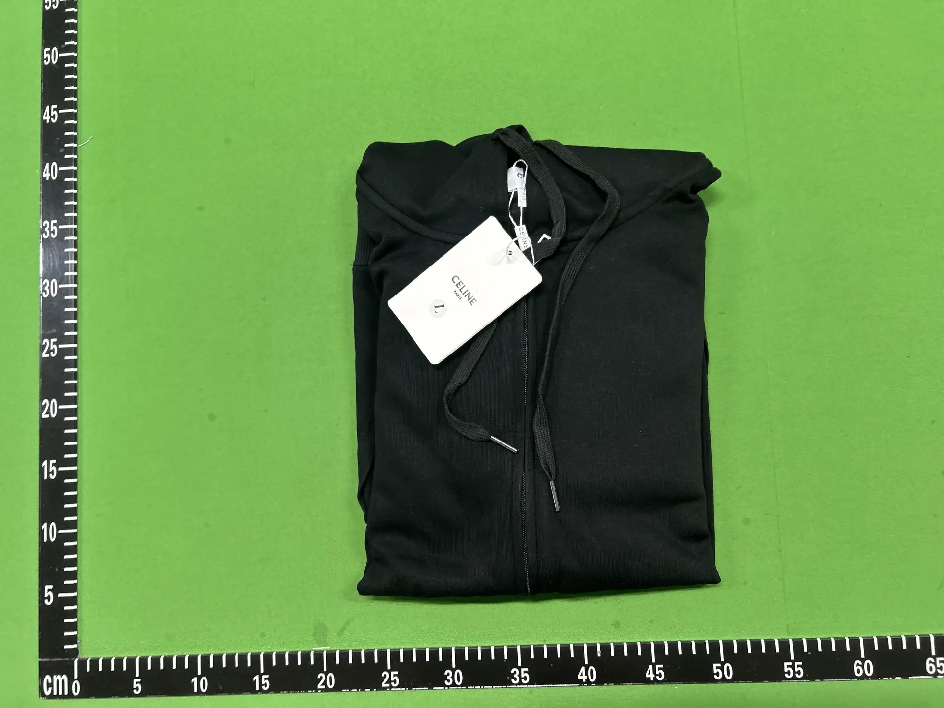 Celine Black Zip Hoodie