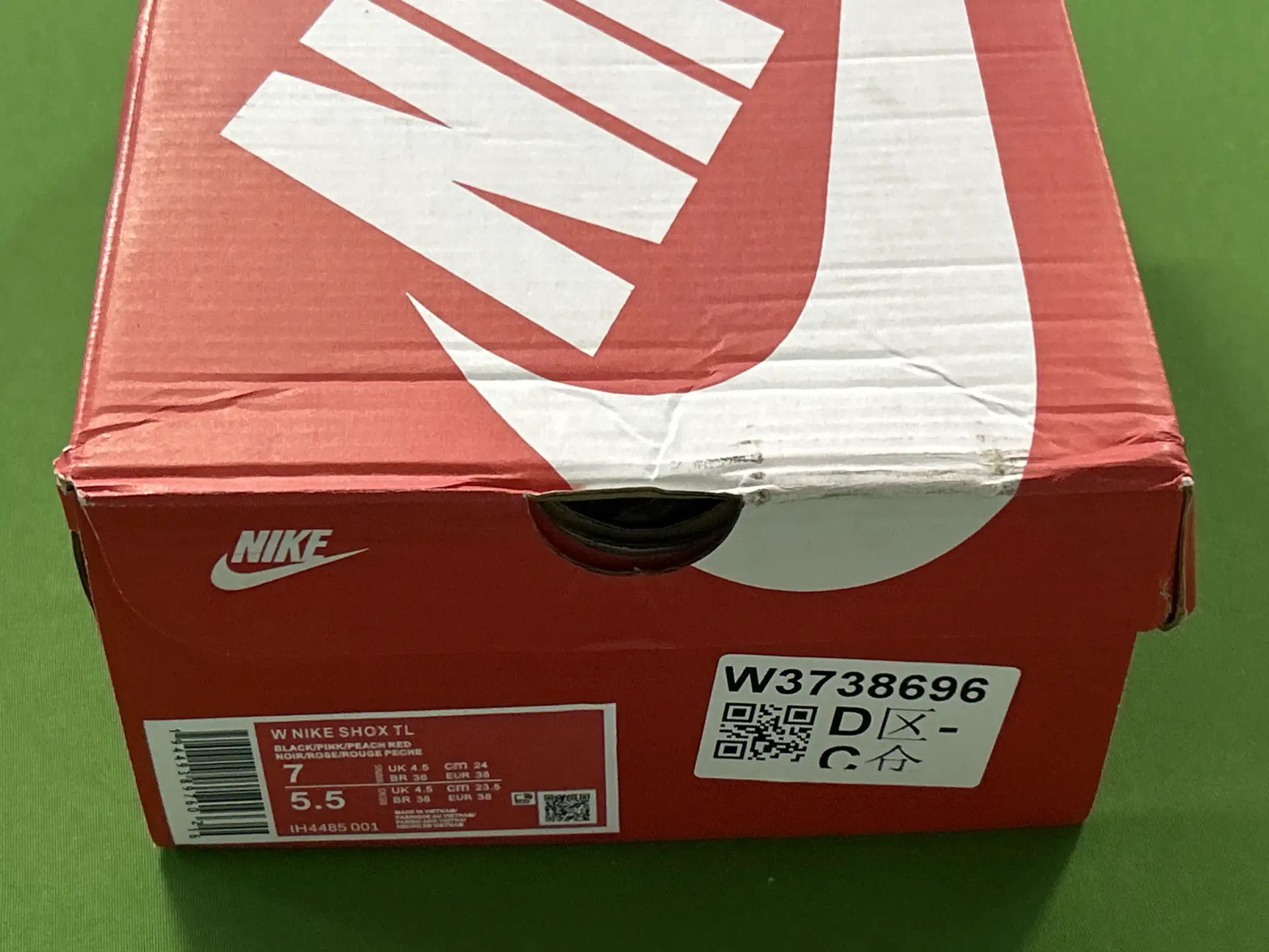 Nike W Shox TL Black/Pink/Peach Red