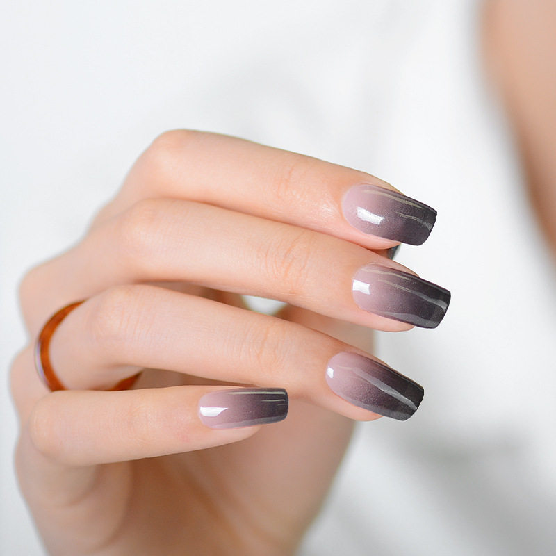 Cross-border New Xiantai UV Gel Nail Stickers Second Generation Semi-cured Phototherapy Nail Stickers Half-baked Gel Nail Stickers