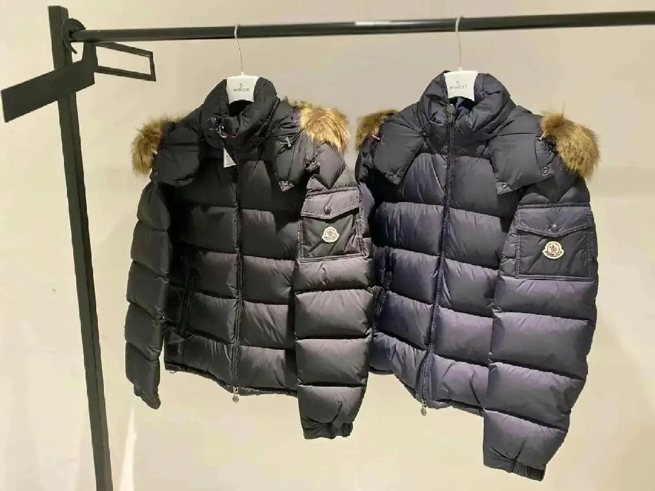 【DX6-20】冬季哑光雾面棉服保暖纯色连帽情侣款