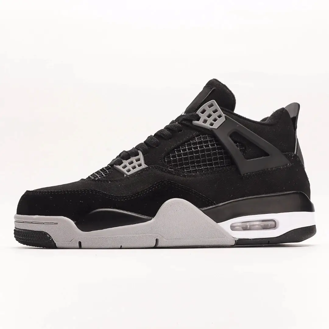 AJ4 Air Cushion Basketball Shoes Electric Mother White Cement Student Men and Women Joe Oreo Flame Red 3 Black Cat Hot Lava Fear