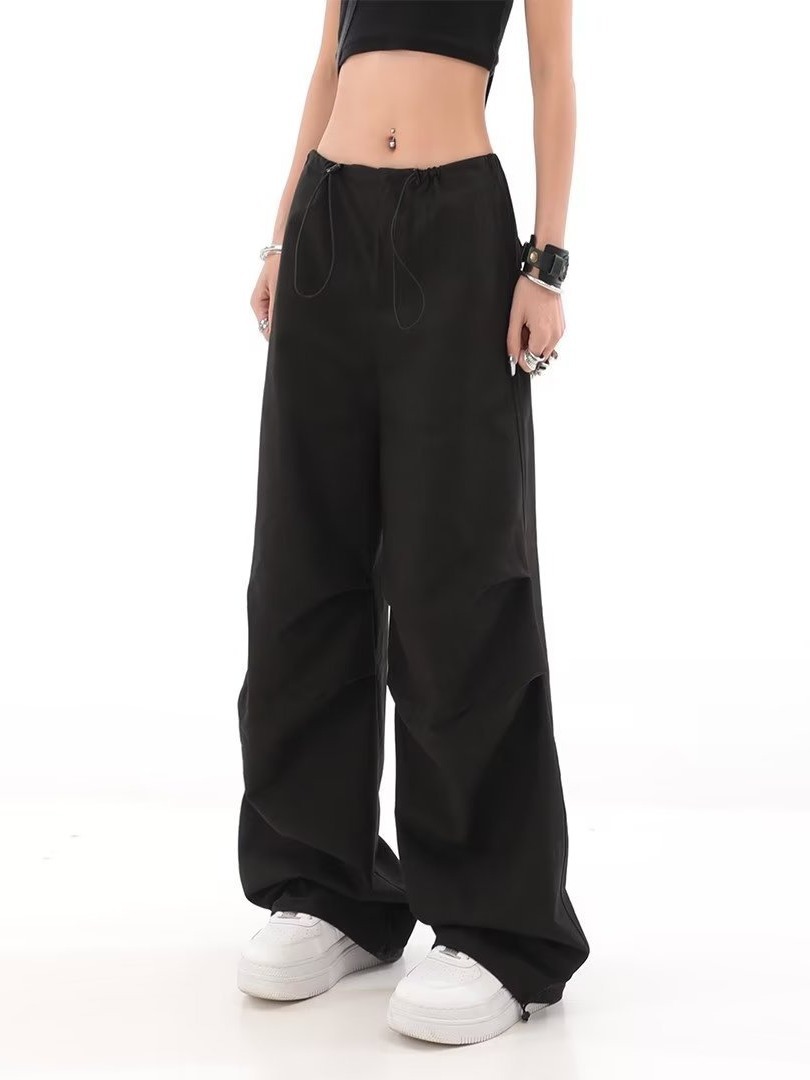 American trousers retro functional combat pants quick-drying overalls men's and women's parachute soldiers mopping loose casual pants