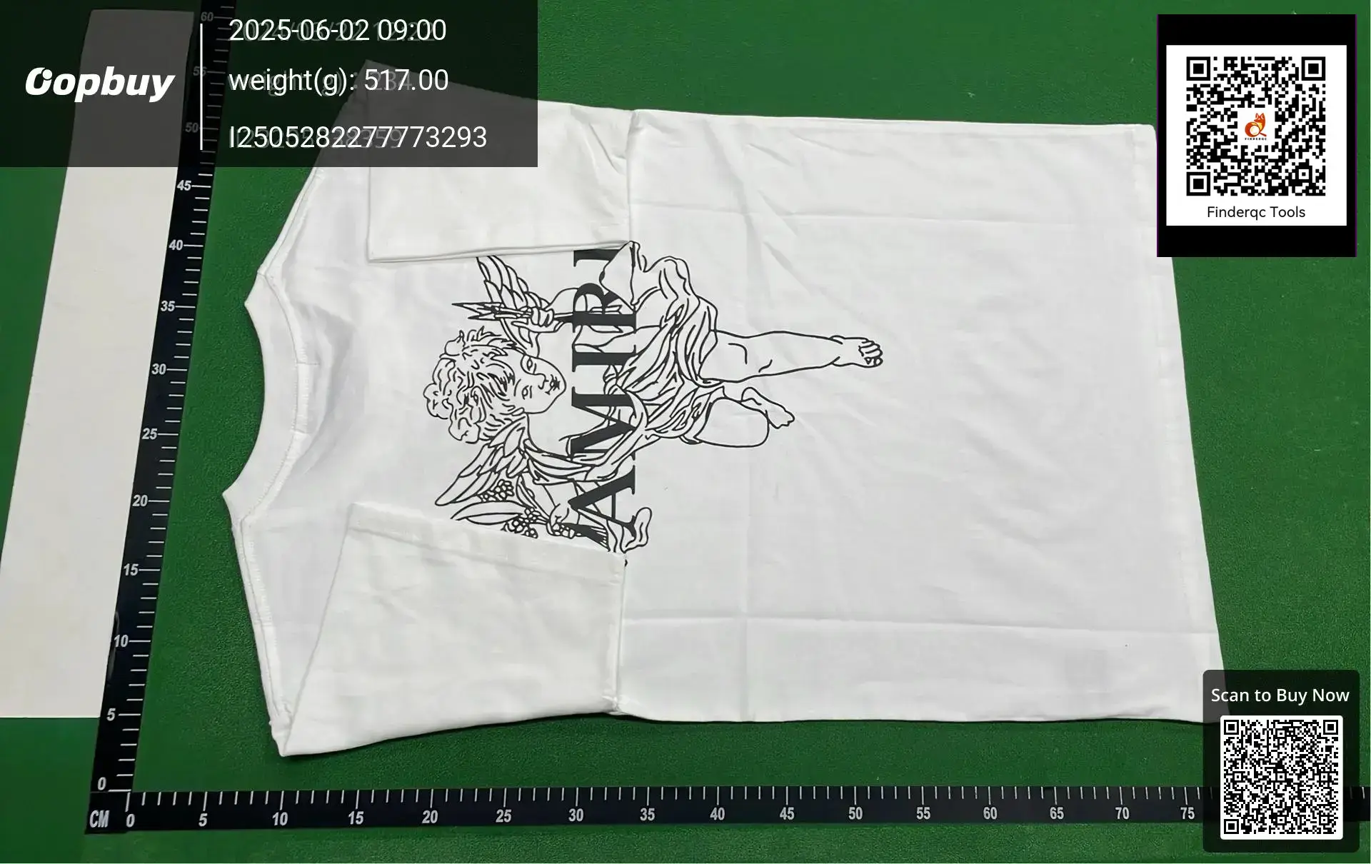 High Version 2022 Summer New American Style Trendy Brand AMIRI Cupid Angel Foam Printed Men's and Women's Short Sleeve T-Shirt