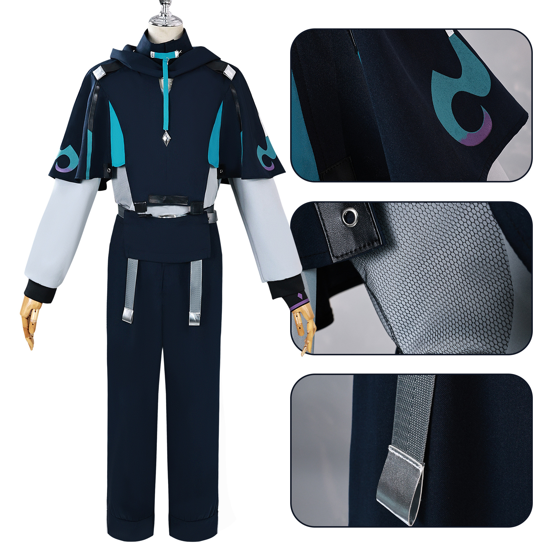 Beishui trade 77 cos suit original god linkage 77 cosplay secondary animation play suit full set