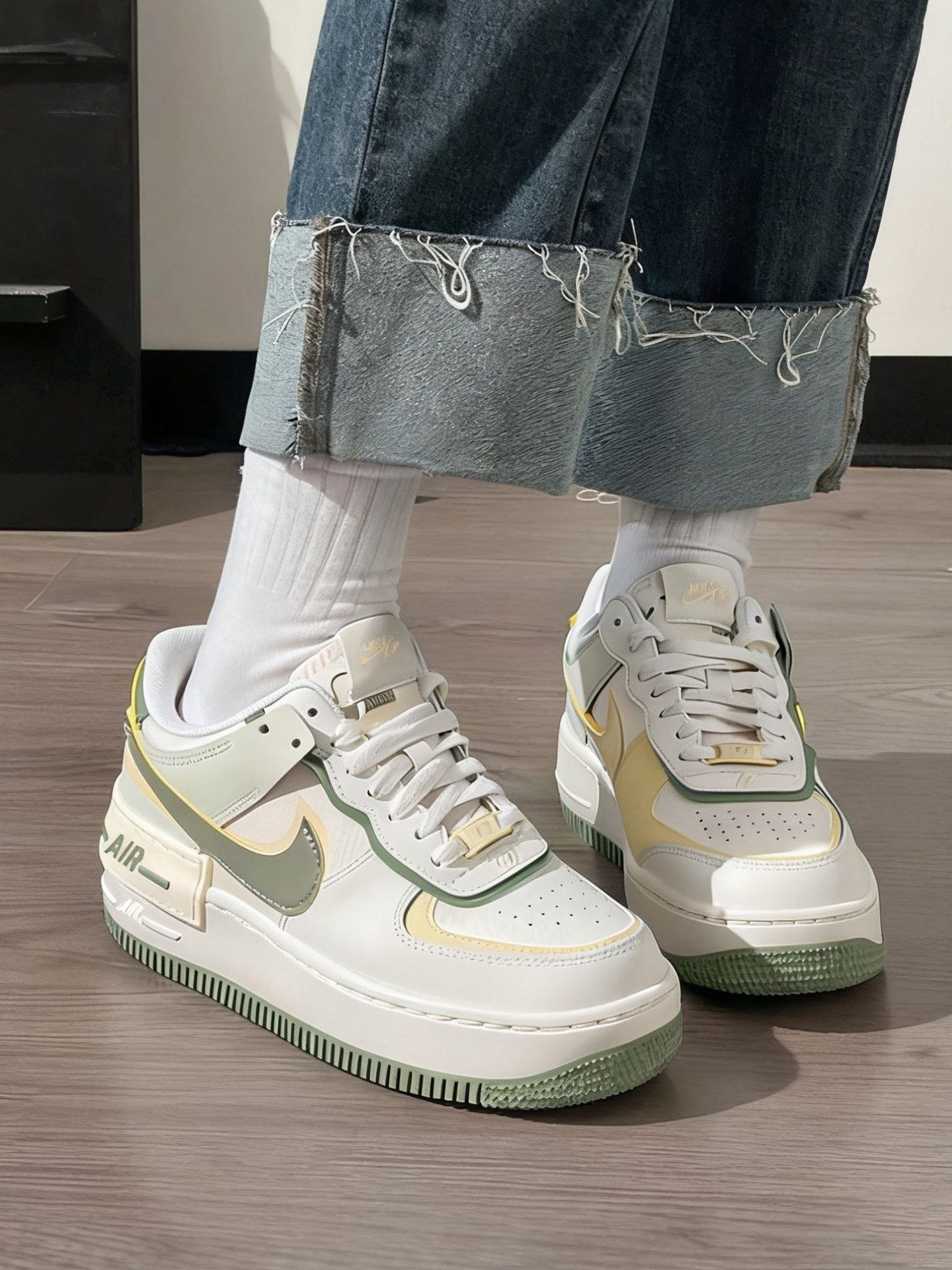 Nike Nike Official Genuine Women's Casual Shoes 2026 Spring New Low-Top Platform Shoes Thick-Soled Height-Increasing Sneakers