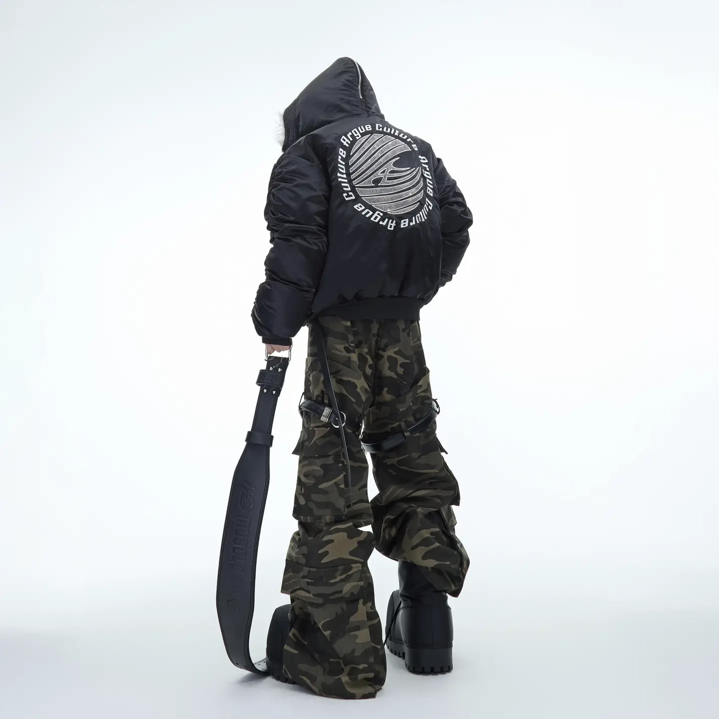 Argue Culture thickened Stuffed Bomber Outwear Embroider Patchwork Heavy weight thickened Cotton Clothing for Men