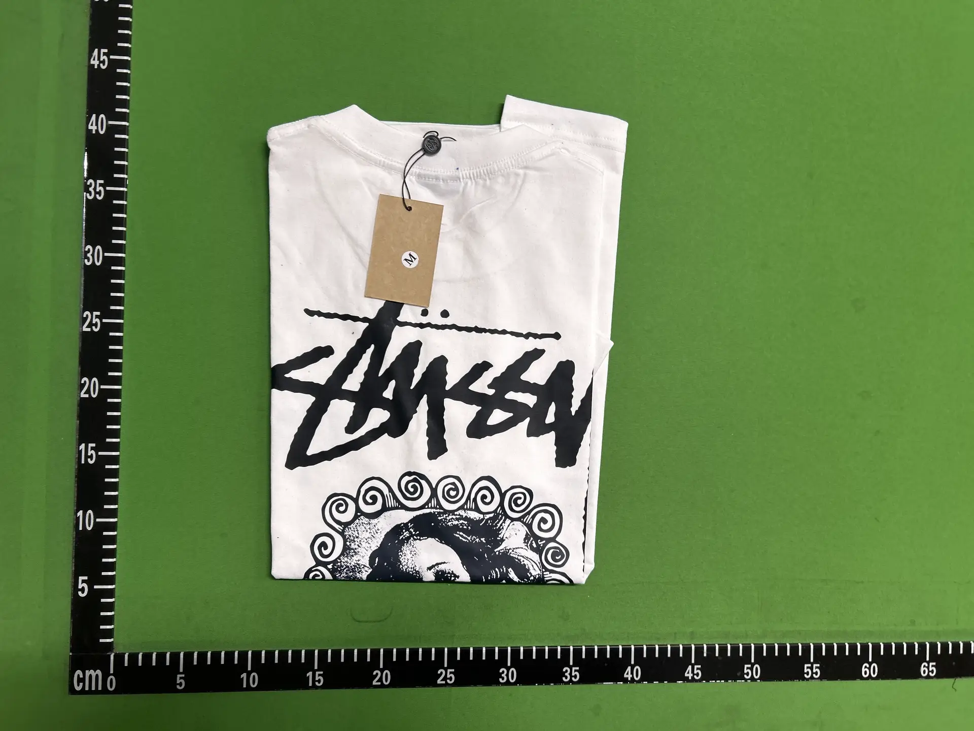 6 Stussy Stu2025 New T-Shirt Men's and Women's Short-Sleeved T-Shirt Doll Cow Summer T-Shirt Loose 260g