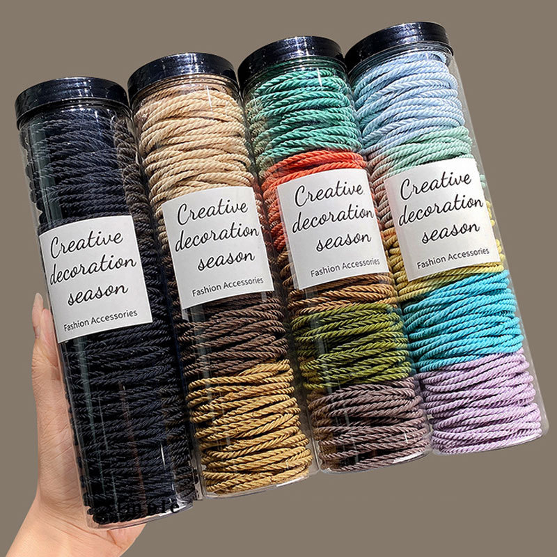 High elastic rubber band girls' hair tie simple temperament rubber band hair band 2022 new style hair band durable hair