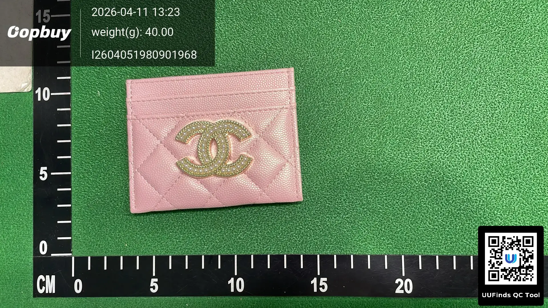 Chanel Card Holder Pink