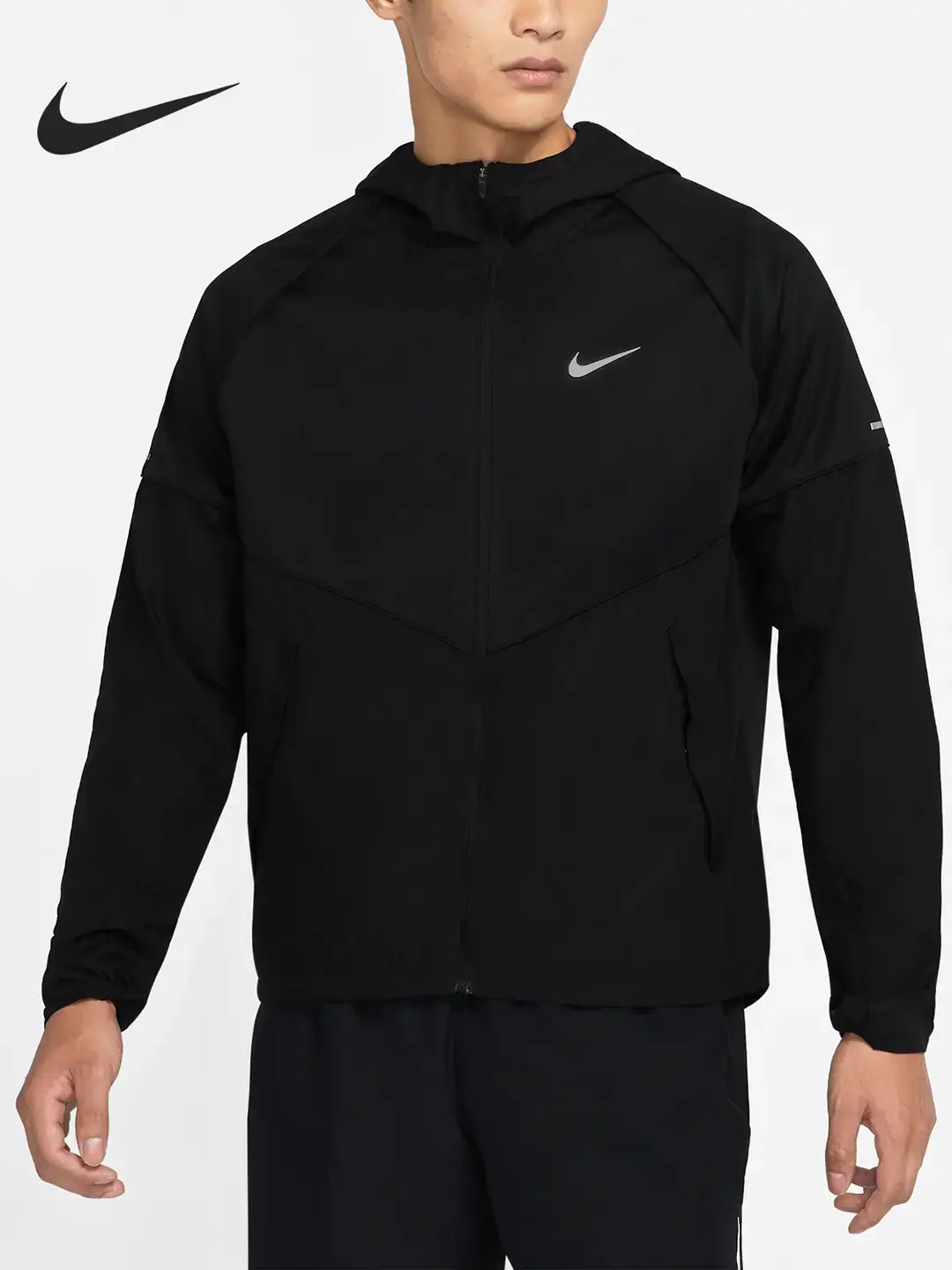 Nike Official Authentic Men's Casual Fashion Windproof Fitness Hooded Jacket Dh6682-010