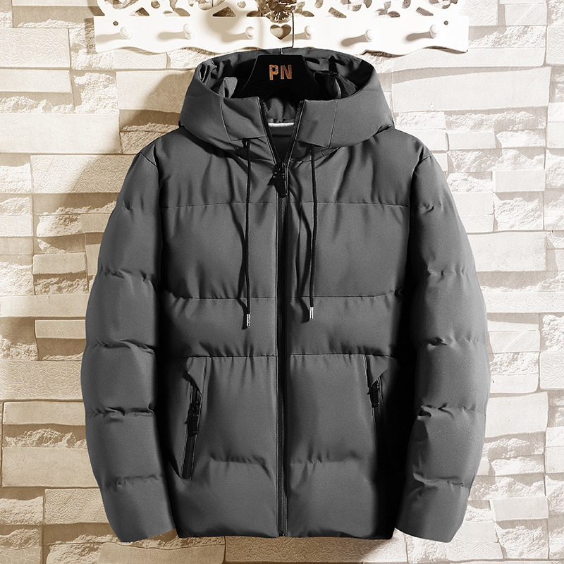 TikTok Live Broadcast Explosions Hooded Down Cotton-padded Jacket Men's Winter Thickened Cotton-padded Jacket Loose plus size Cotton-padded Jacket Winter Clothes
