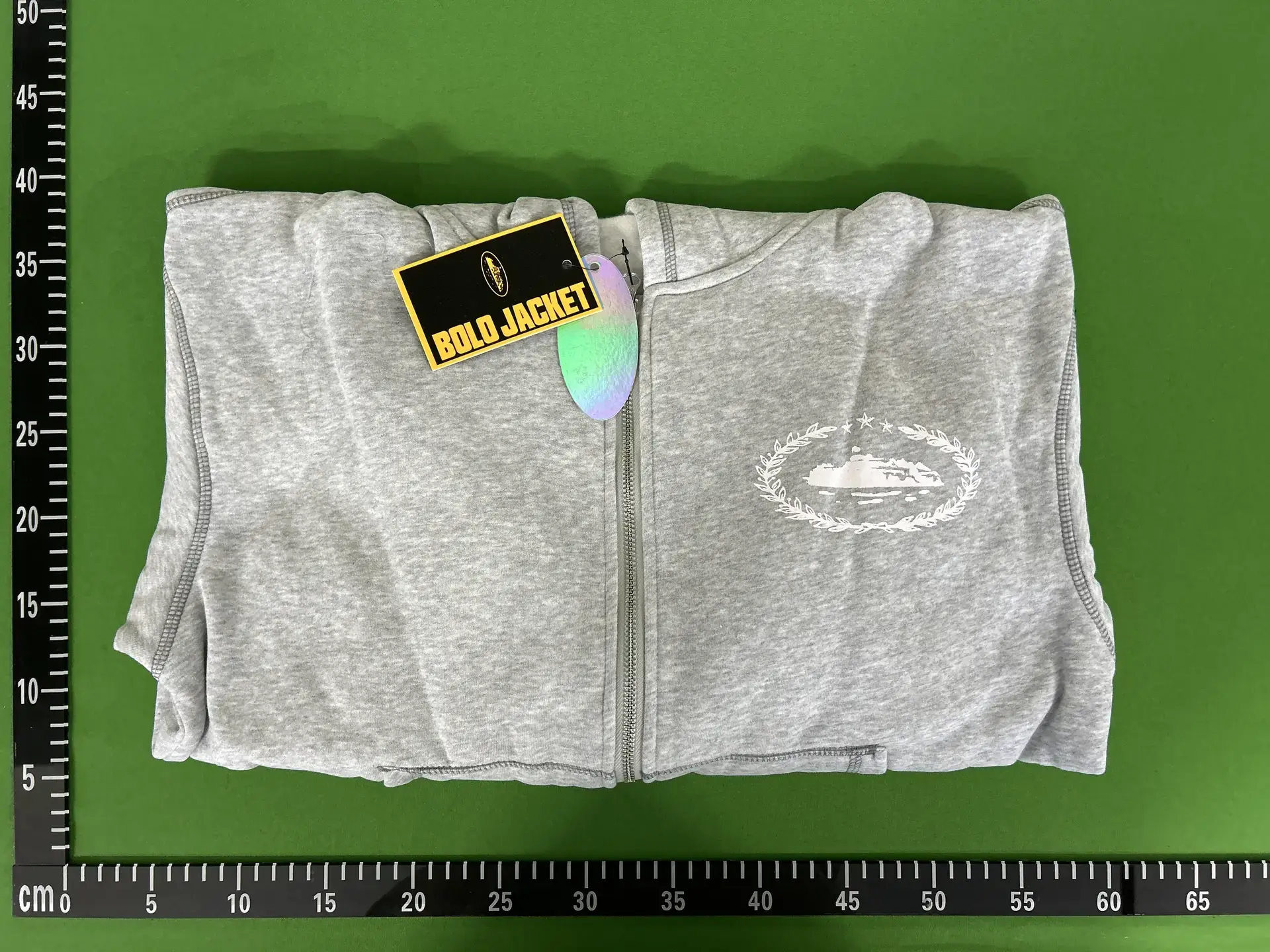 Corteiz Alcatraz American Ins Street Sweatshirt Suit Cardigan Hip-Hop Fleece-Lined West Coast High Street Hoodie