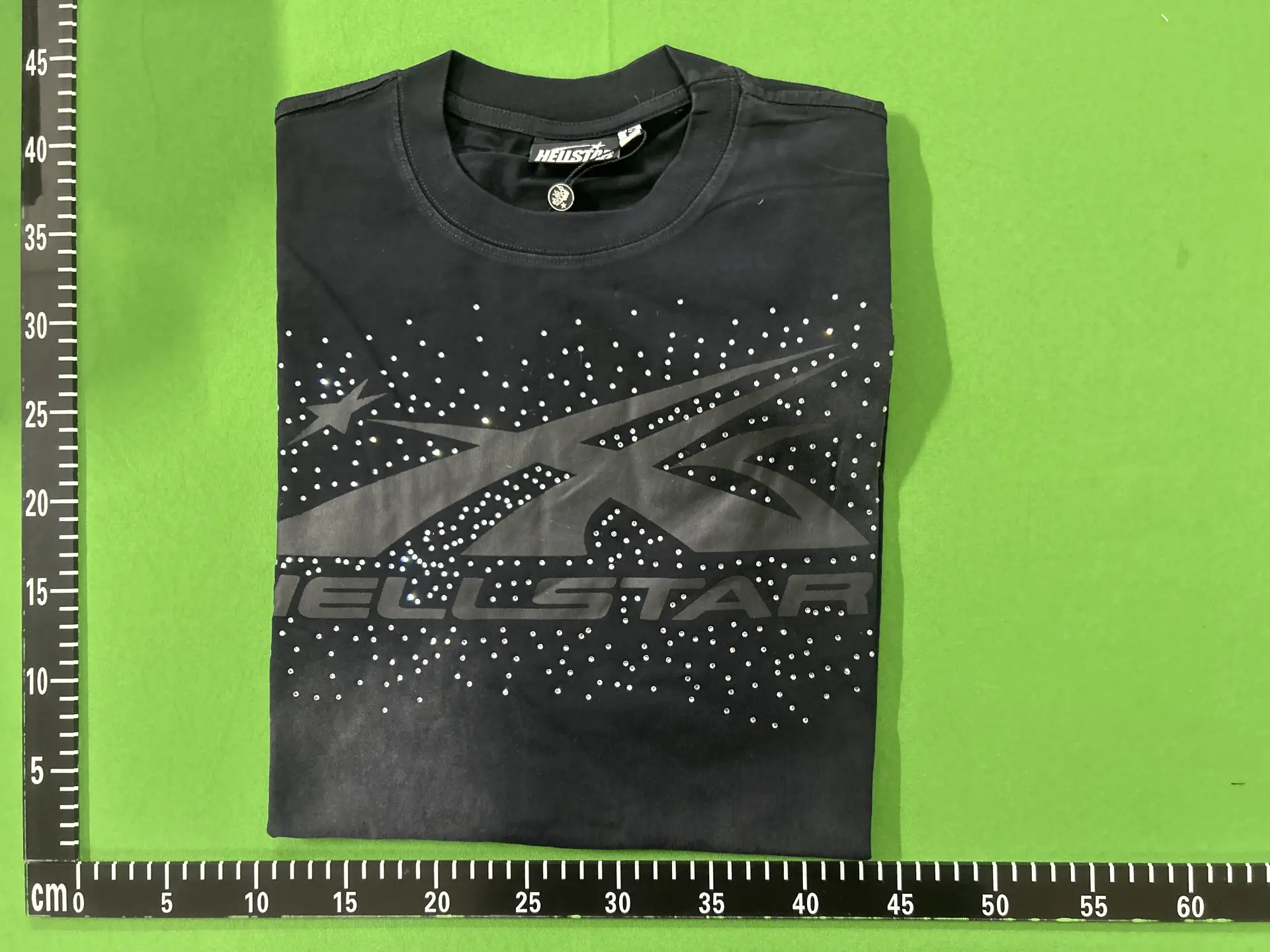 Hell Star Rhinestone Logo T-Shirt