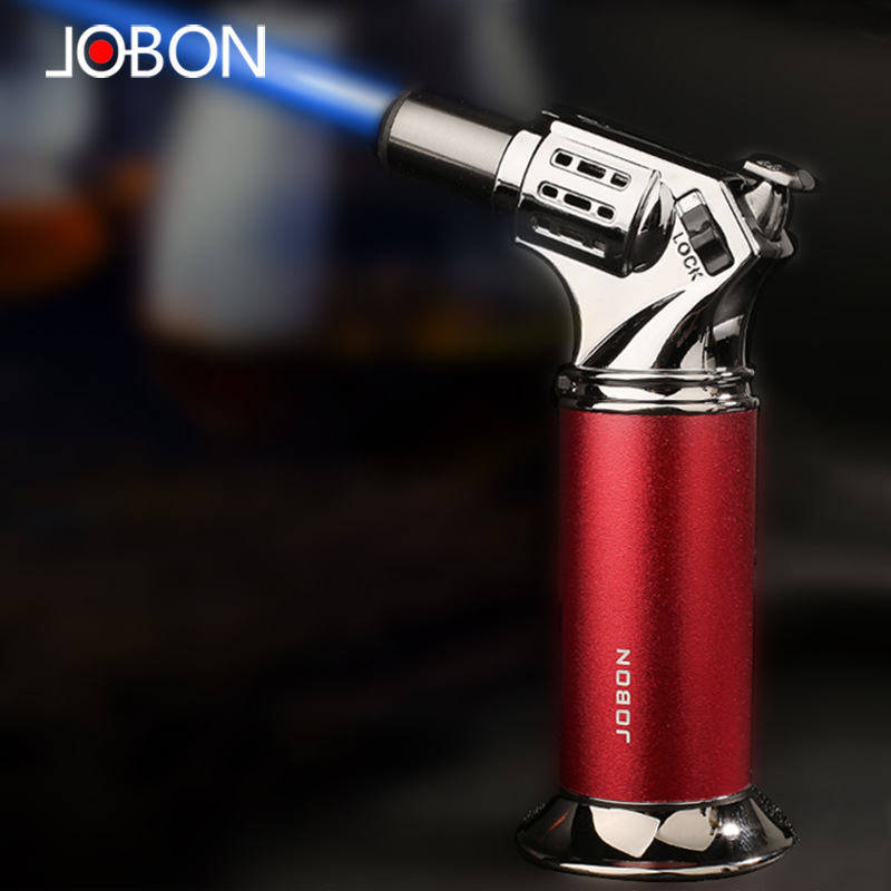 Jobon new products straight forward lighter creative desktop inflatable high temperature spray gun cigar igniter wholesale