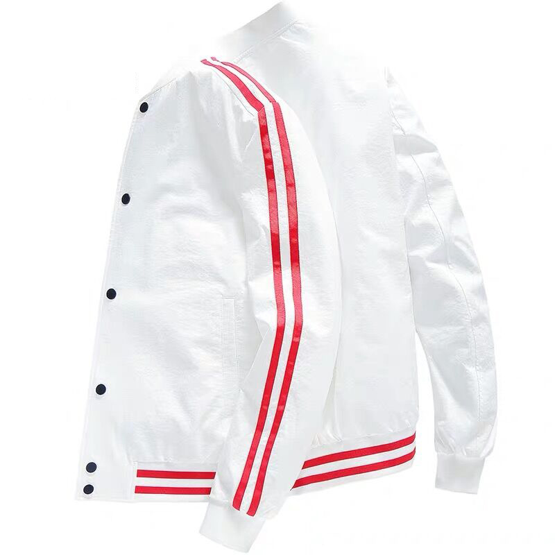 Jacket Men's Jacket Spring and Autumn 2020 New Korean Style Slim Baseball Uniform Sports Casual Autumn Jacket Trendy Cross-Border