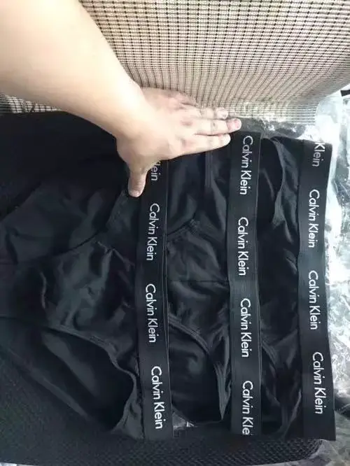 CK black band CK 黑边腰带男三角裤 men awesome Triangle Briefs