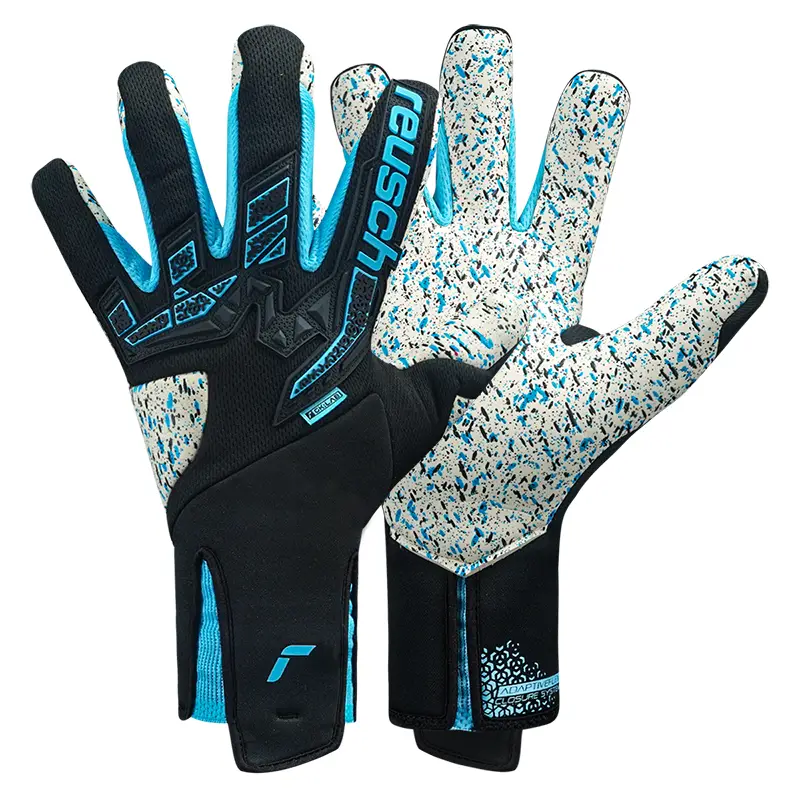 25 German Dazzling Goalkeeper Reusch Fusion Strapless Top Goalkeeper Gloves Hot Football
