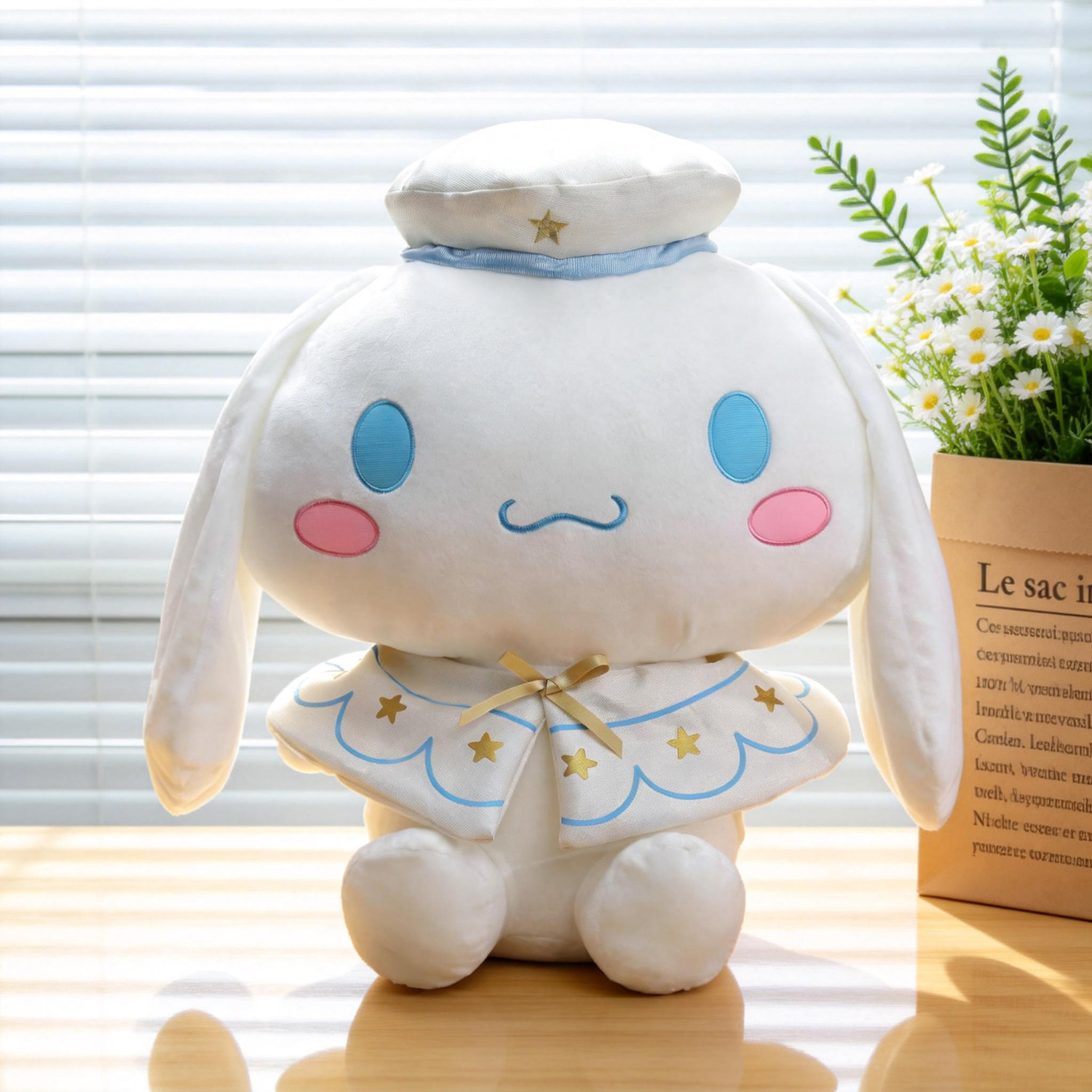 New Foreign Trade Shawl-Style Cute Big-Eared Cinnamon Dog Plush Toy Doll for Children's Birthday Gift Wholesale