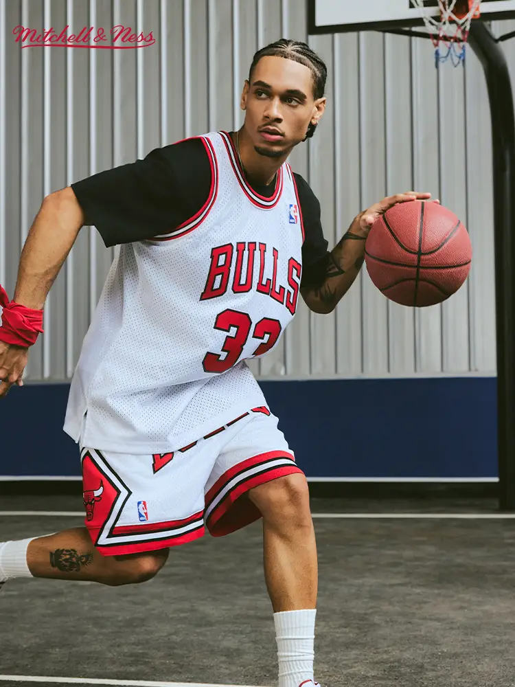 Mitchell&Ness Nba Official Scottie Pippen Fan Version Collection Jersey Men's Sports Vest Jersey