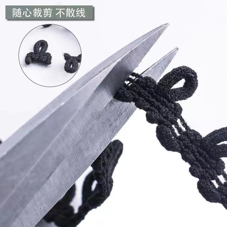 Rear Collar Buckle Nose Elastic Elastic Button Rope Auxiliary Hat Ring Buttons Eye Rope Women's Fur Collar Accessories Buckle Loop