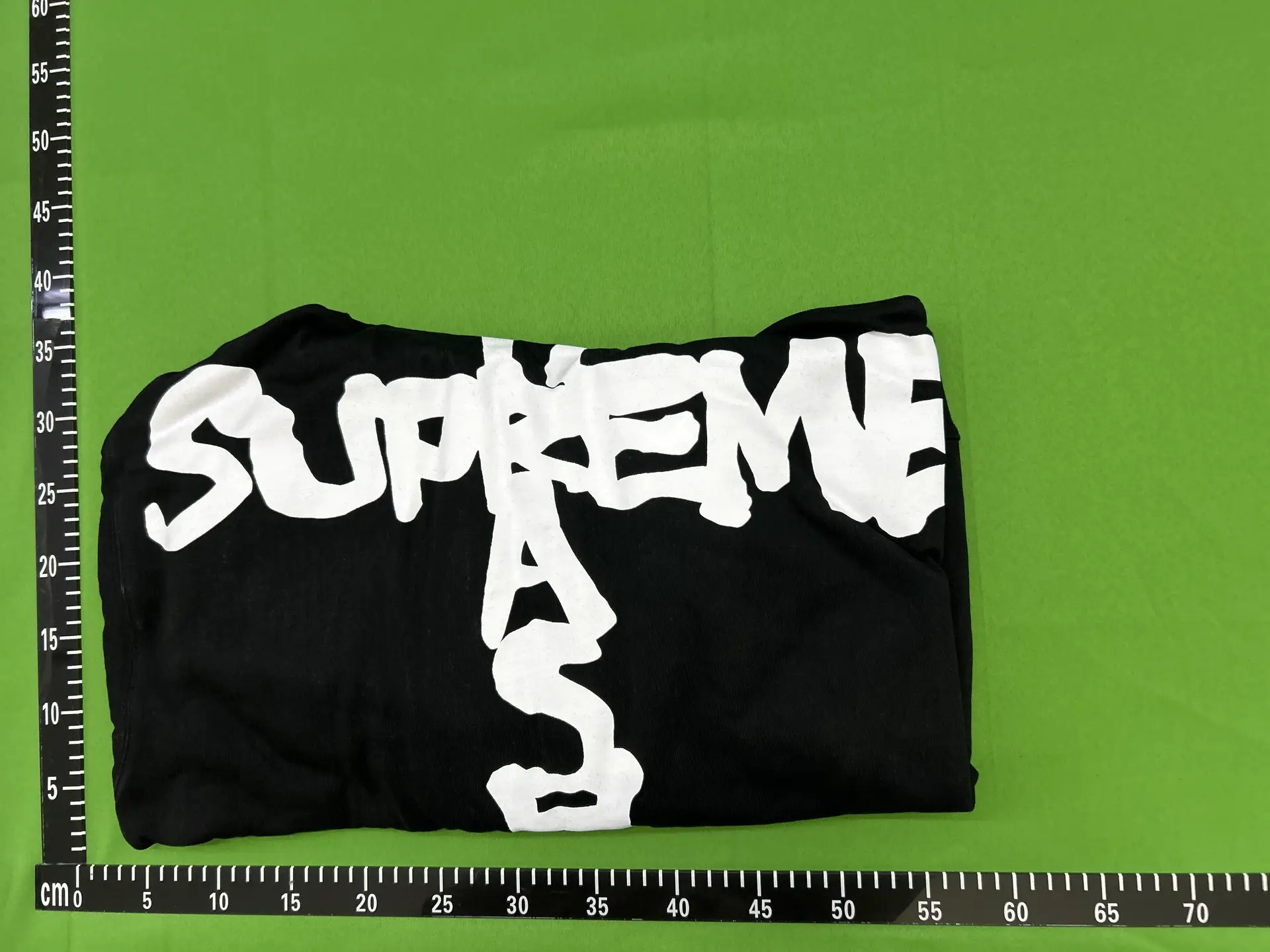 Supreme Black White Graphic T-Shirt