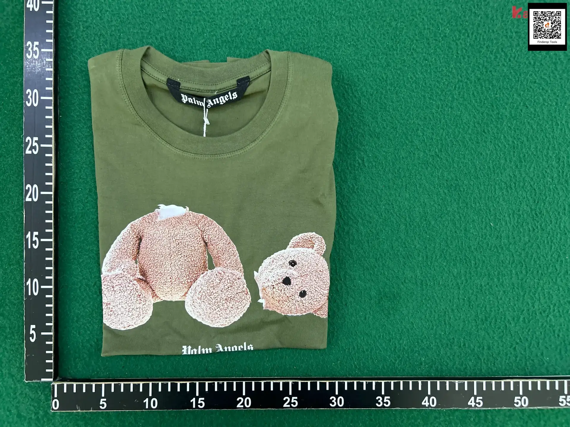 2022 spring and summer new Palm Angel broken teddy bear printed loose men and women couple casual short sleeve t-shirt
