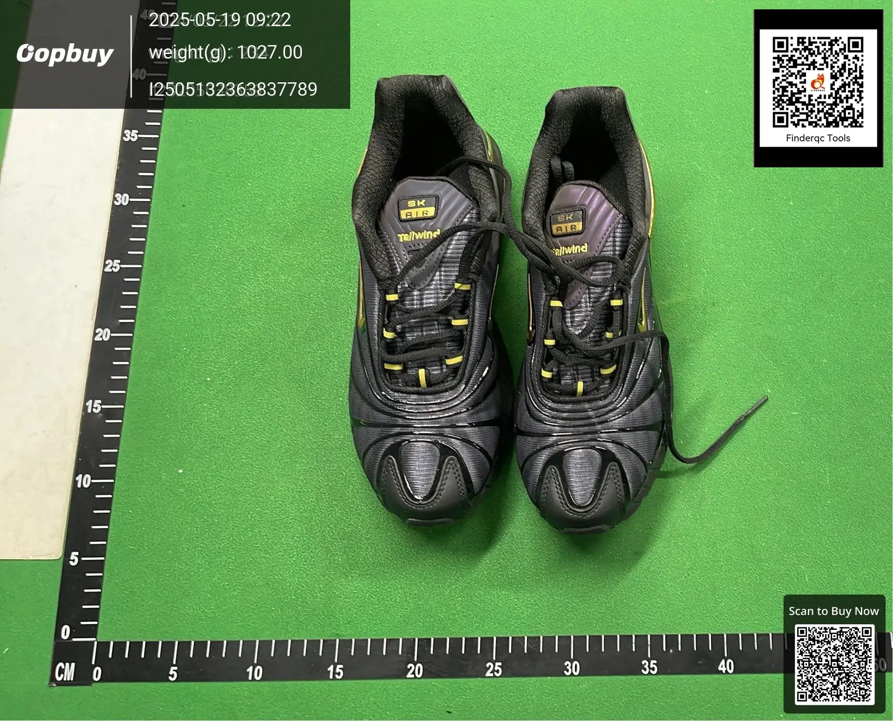 Nike Air Max Tailwind 4 Black Yellow