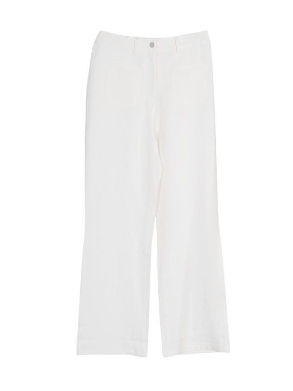 LP Same Style Lessel Tencel Linen Old Money Style Casual Pants Women's 2025 Summer New Slimming Straight Leg Wide Leg Pants