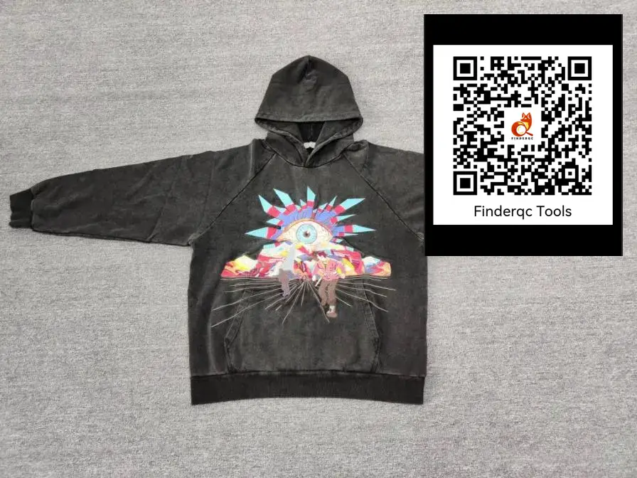 house of errors All Vision Eye Knitting Embroider Men's and Women's High Street Loose pullover Sweatshirt Couple Hoodies