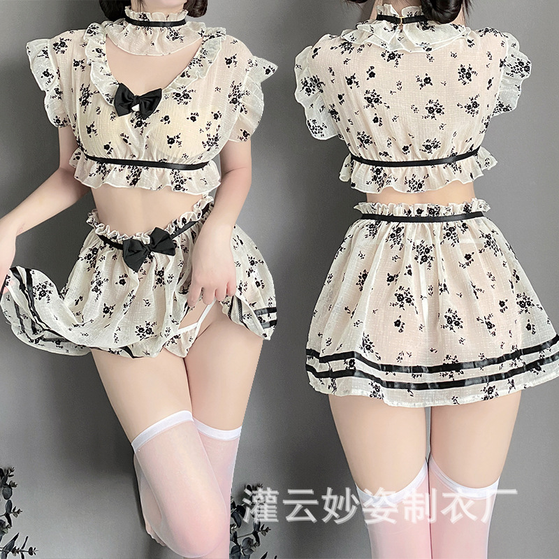 Miaozi sexy underwear women Pure want maid uniform temptation sleeping clothes bed hot passion suit 2599