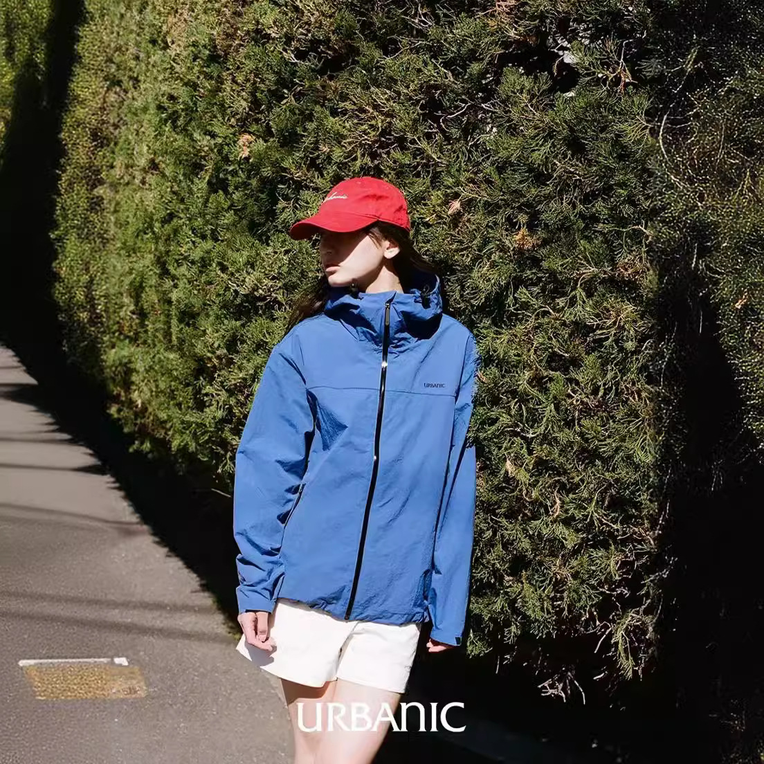 Now Ng South Korea Dongdaemun Designer Ur*An*C30 Nylon Waterproof Zipper Jacket Jacket