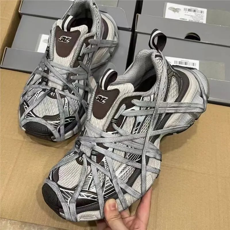bl 3x Shoelace shoes