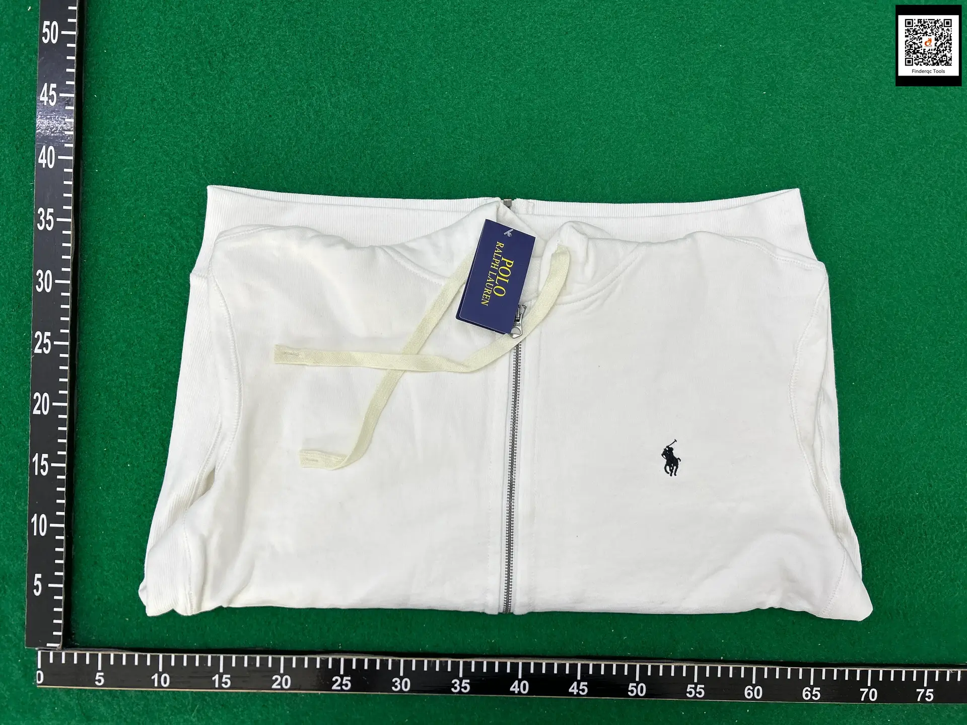 Polo Ralph Lauren Full Zip Hoodie White