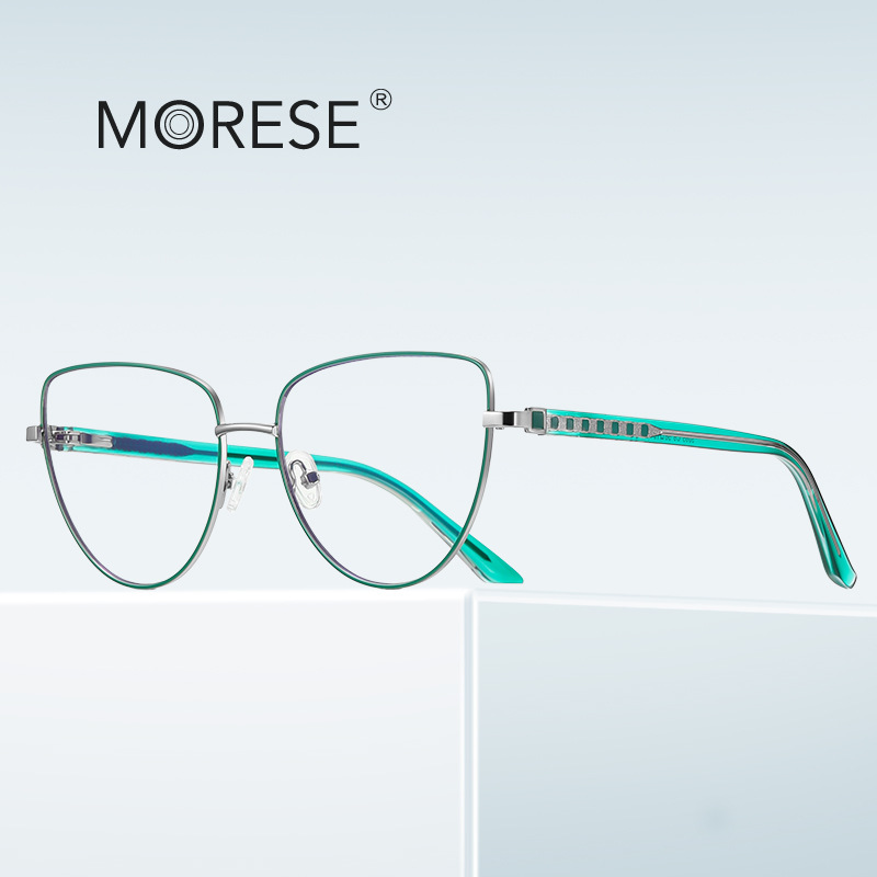 Cat's eye optical frame 3065CP ferrule anti-blue light glasses frame tide North American cross-border independent station hot flat mirror